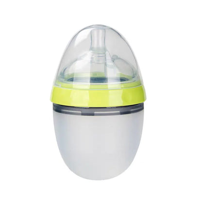 New 0-36 months baby nano-silicone bottle 240ml 150ml with handle Breastmilk-like design Soft milk pulling - GAELBLOOM UK