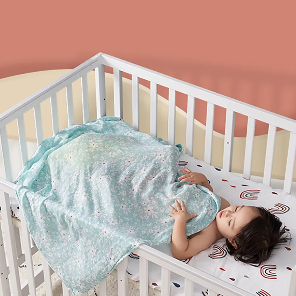 4-premium-Pack Ultra Soft Baby Muslin Swaddle Blankets – Bamboo Cotton Newborn Wraps | GaelBloom UK - GAELBLOOM UK